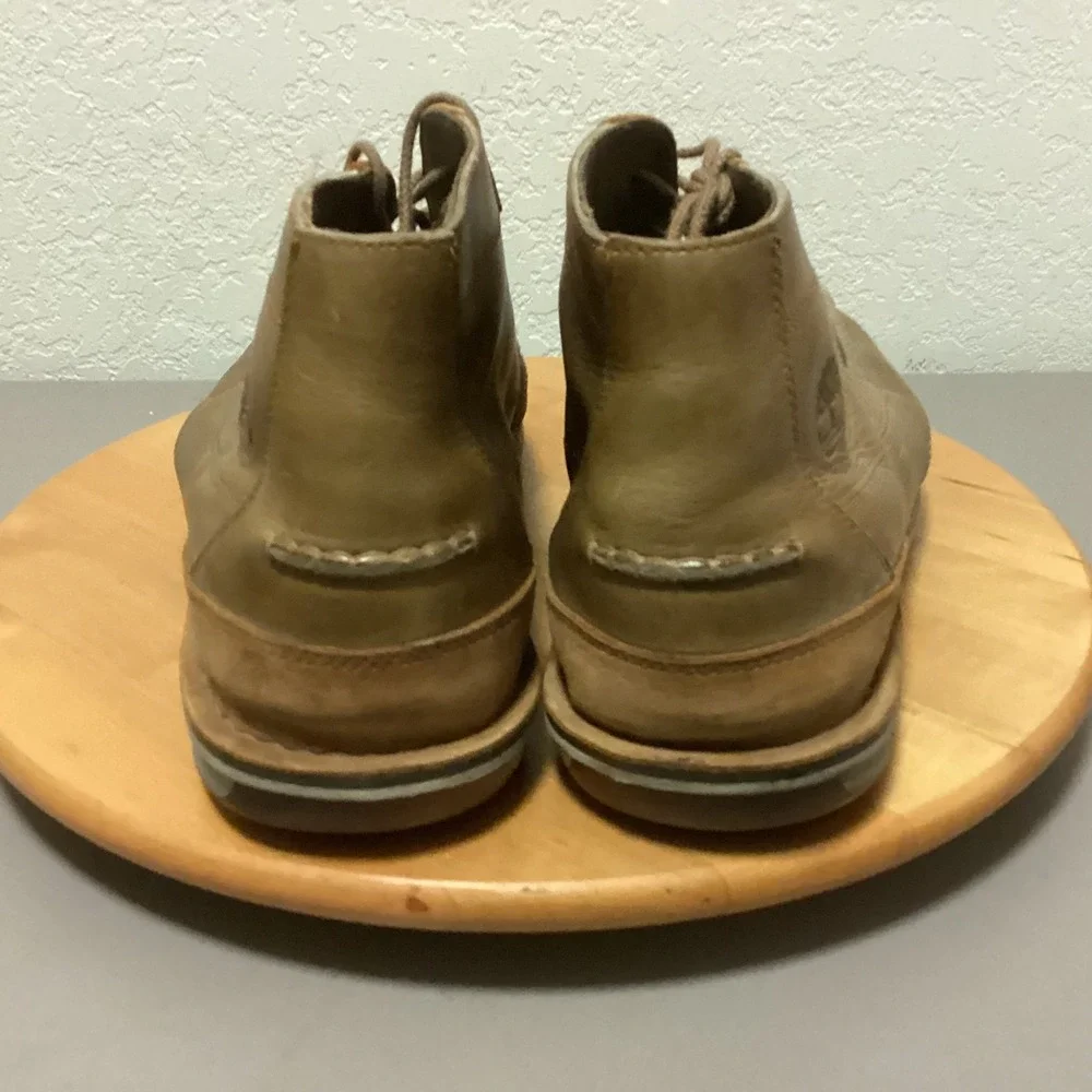 Timberland‎ Men's Brown Leather Chukka Boots Lace Up Casual Size 14W A0960